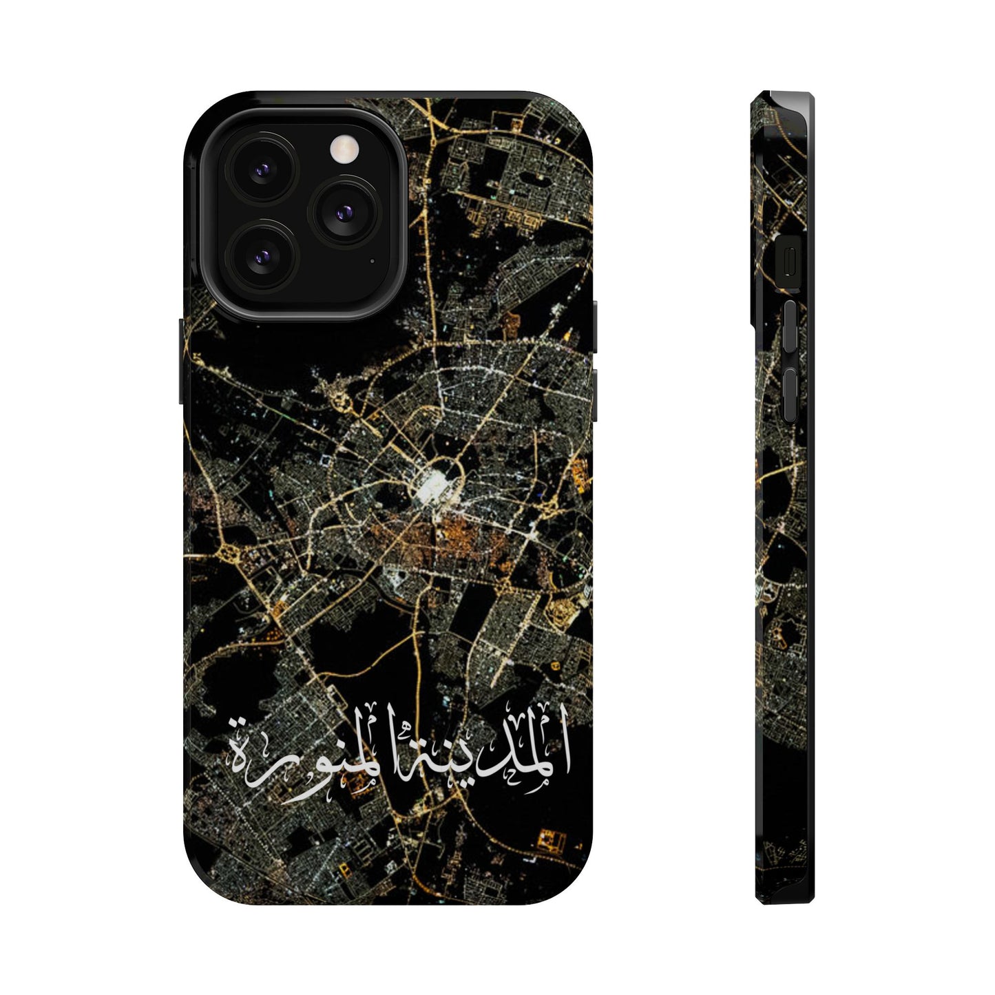 Al Madina Munawarah from Space - City of Lights- Iphone Magnetic Tough Cases