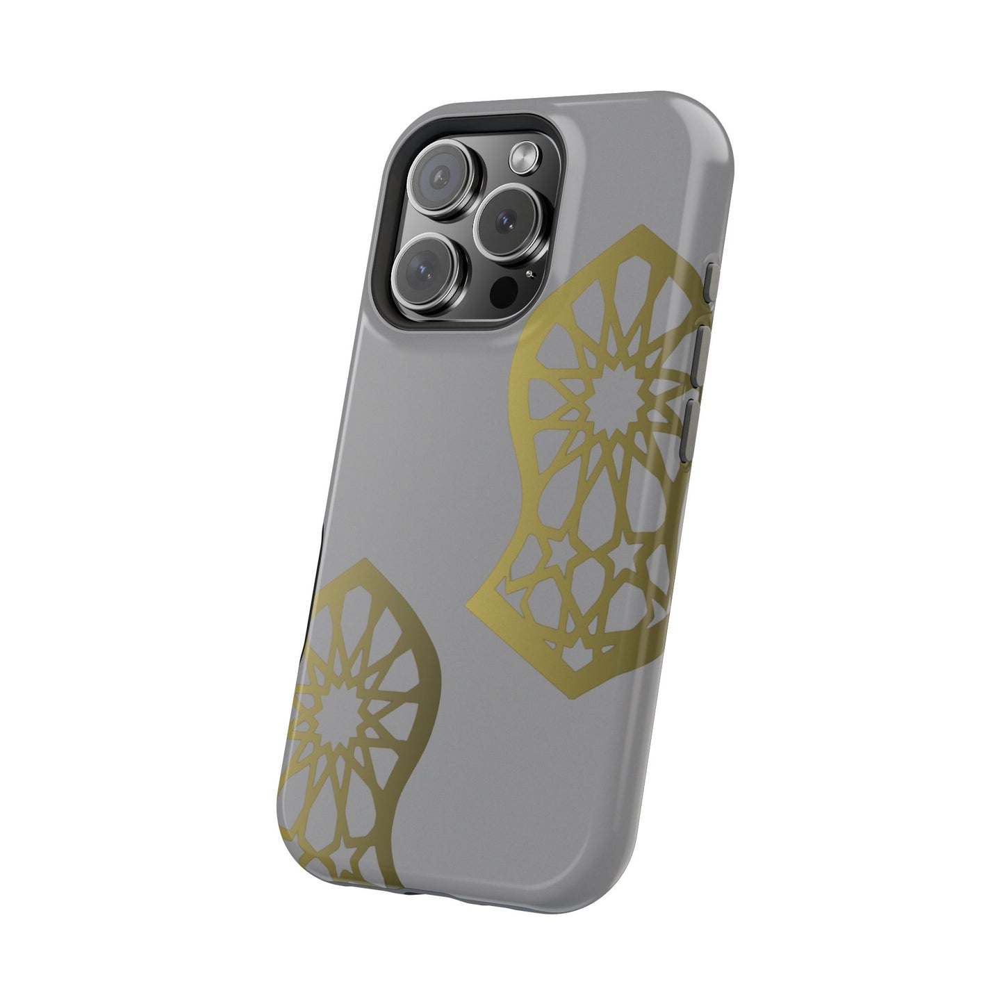 Grey and Gold Sandala Design Iphone Magnetic Tough Cases