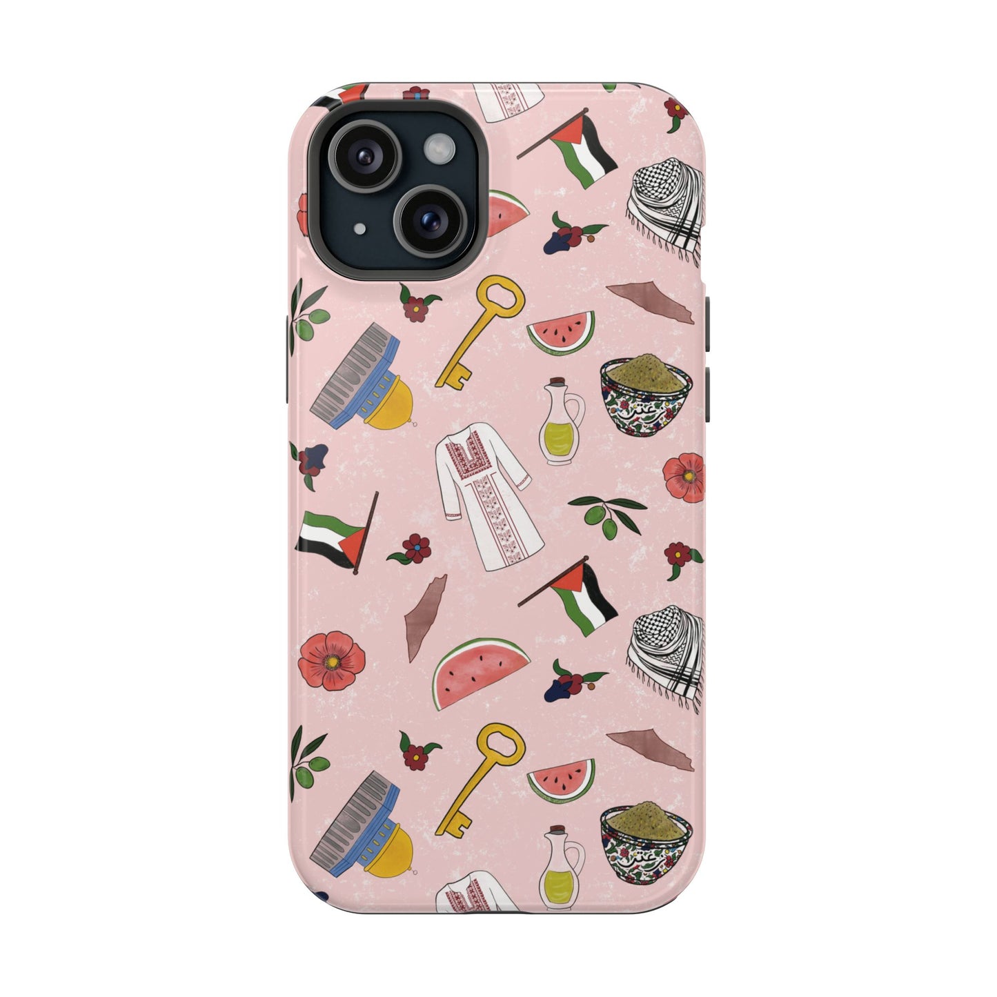 Palestinians Symbols Design - Iphone Magnetic Tough Case