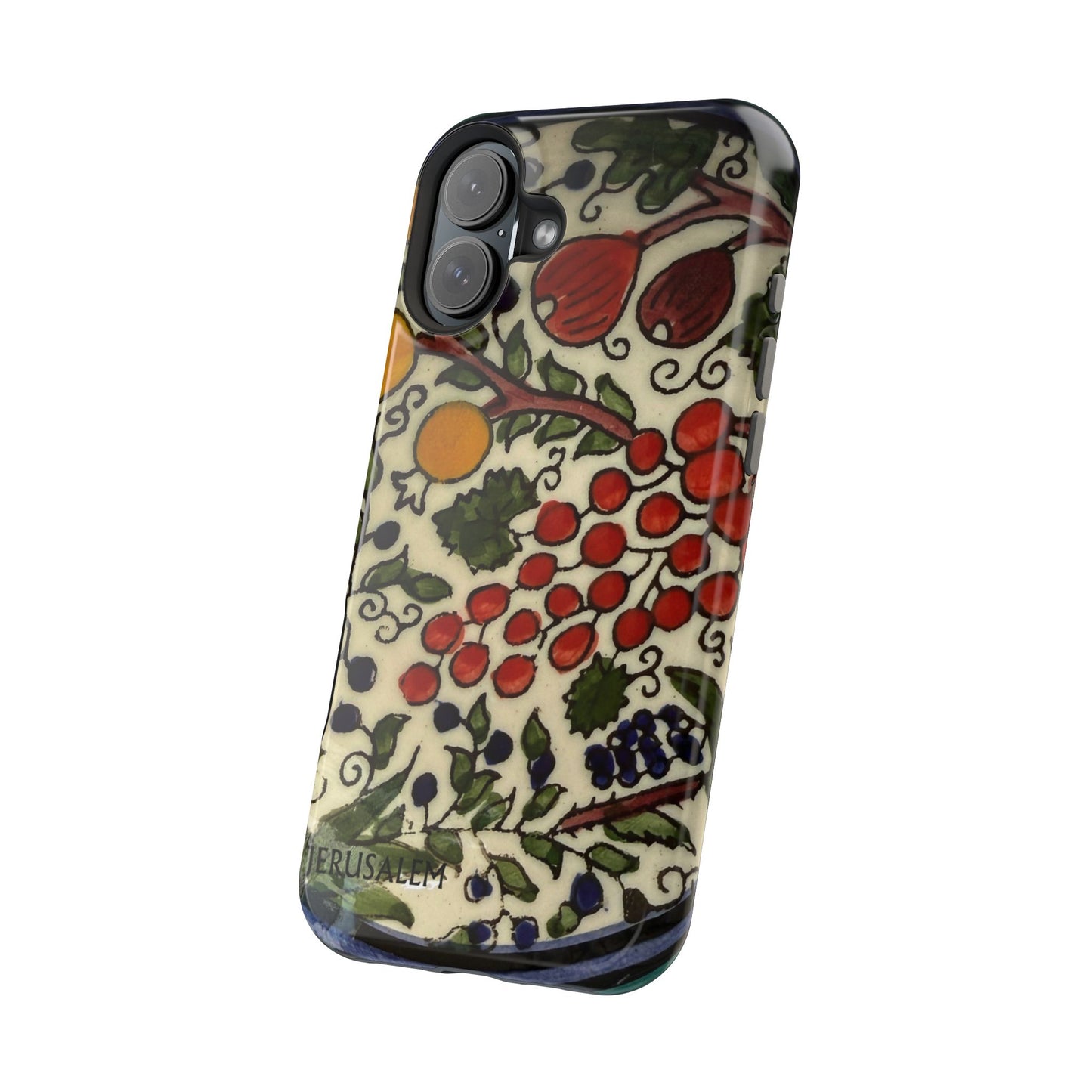 Jerusalem City Fruits Design Iphone Magnetic Tough Case