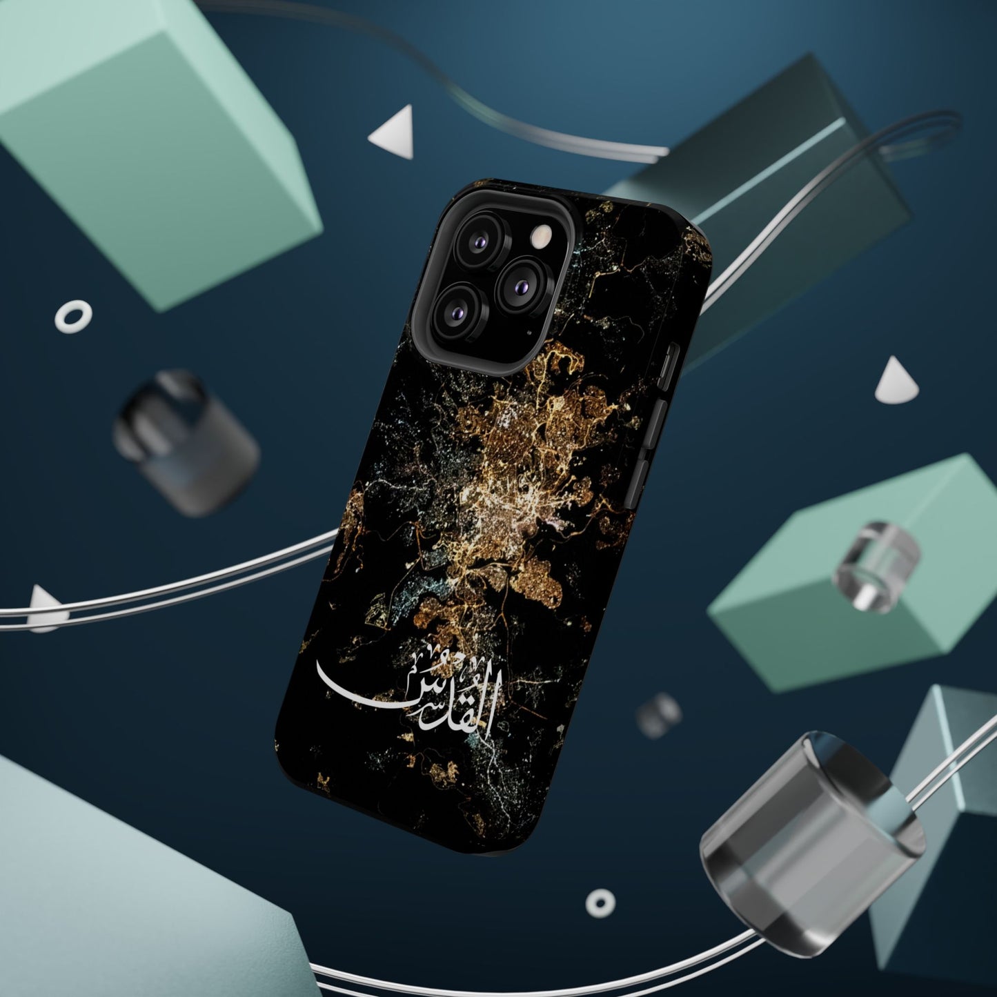 Jerusalem from Space - City of Barakah - Iphone Magnetic Tough Cases