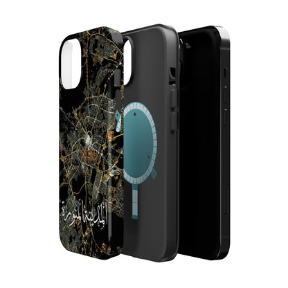Al Madina Munawarah from Space - City of Lights- Iphone Magnetic Tough Cases