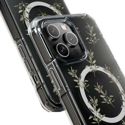 Olive Branch  MagSafe Clear Phone Case
