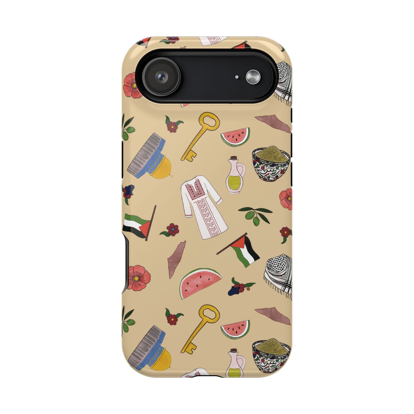 Palestinians Symbols Design - Iphone Magnetic Tough Case