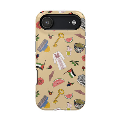 Palestinians Symbols Design - Iphone Magnetic Tough Case