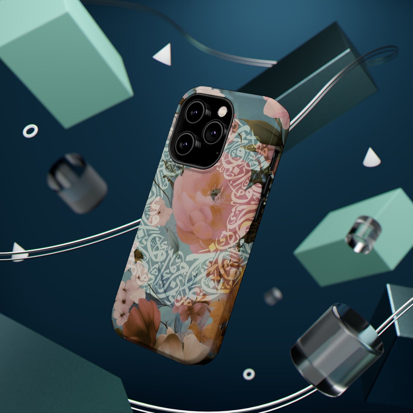 Arabic Floral Design  - Iphone Magnetic Tough Cases