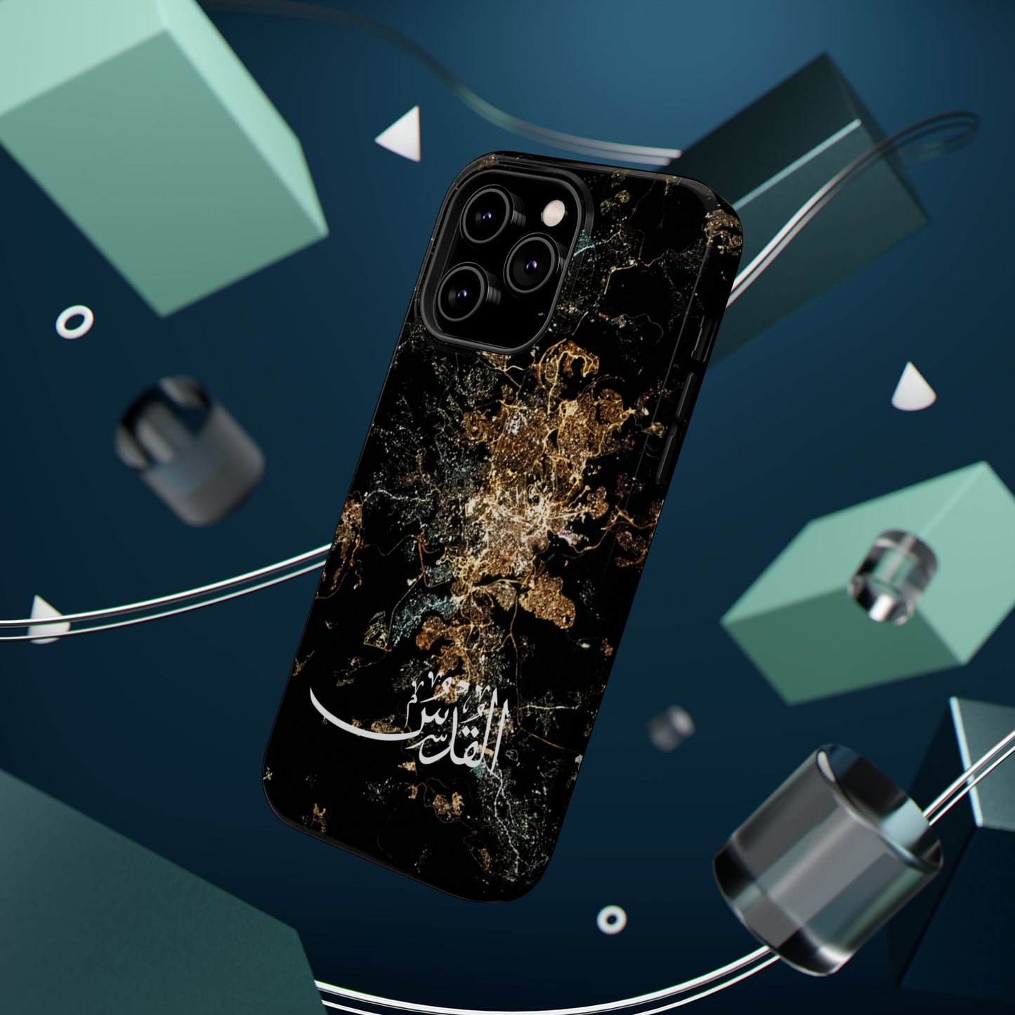 Jerusalem from Space - City of Barakah - Iphone Magnetic Tough Cases