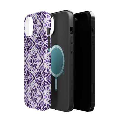 Purple Tatriz  Design - Iphone Magnetic Tough Case