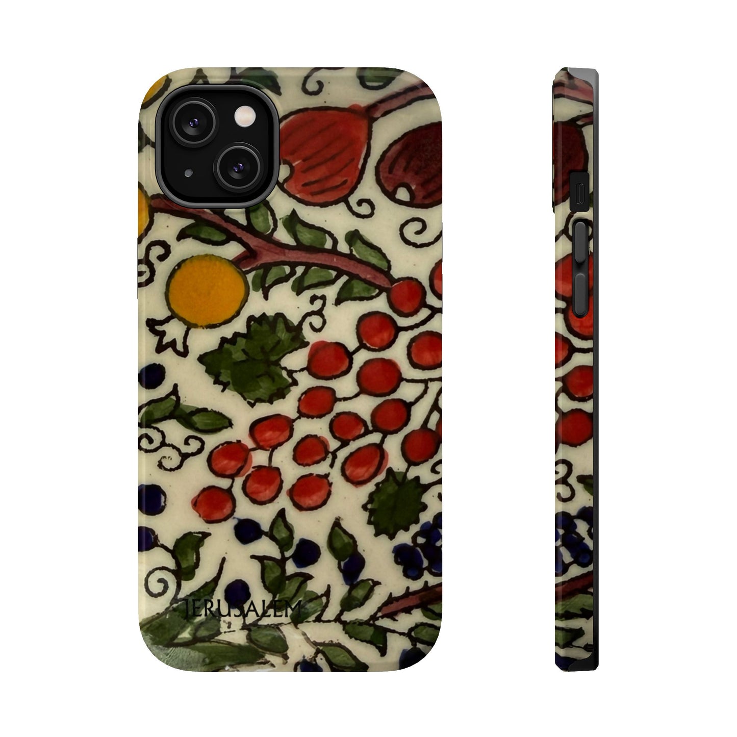 Jerusalem City Fruits Design Iphone Magnetic Tough Case