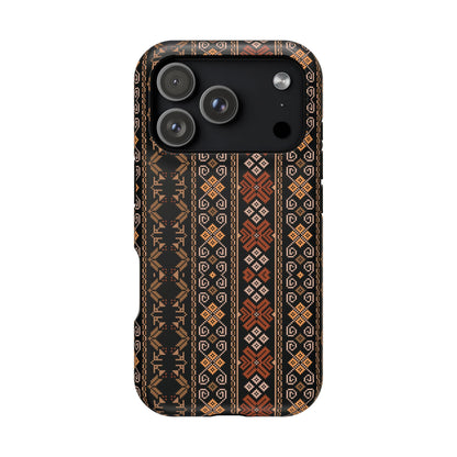 Floral Tatriz geometric Design - Iphone Magnetic Tough Case