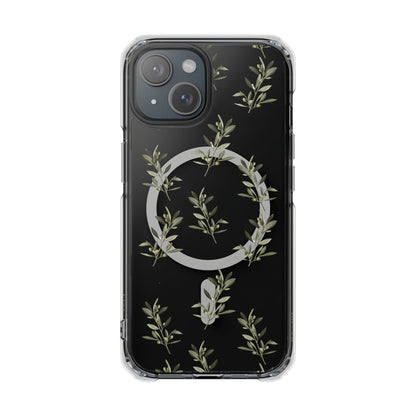 Olive Branch  MagSafe Clear Phone Case