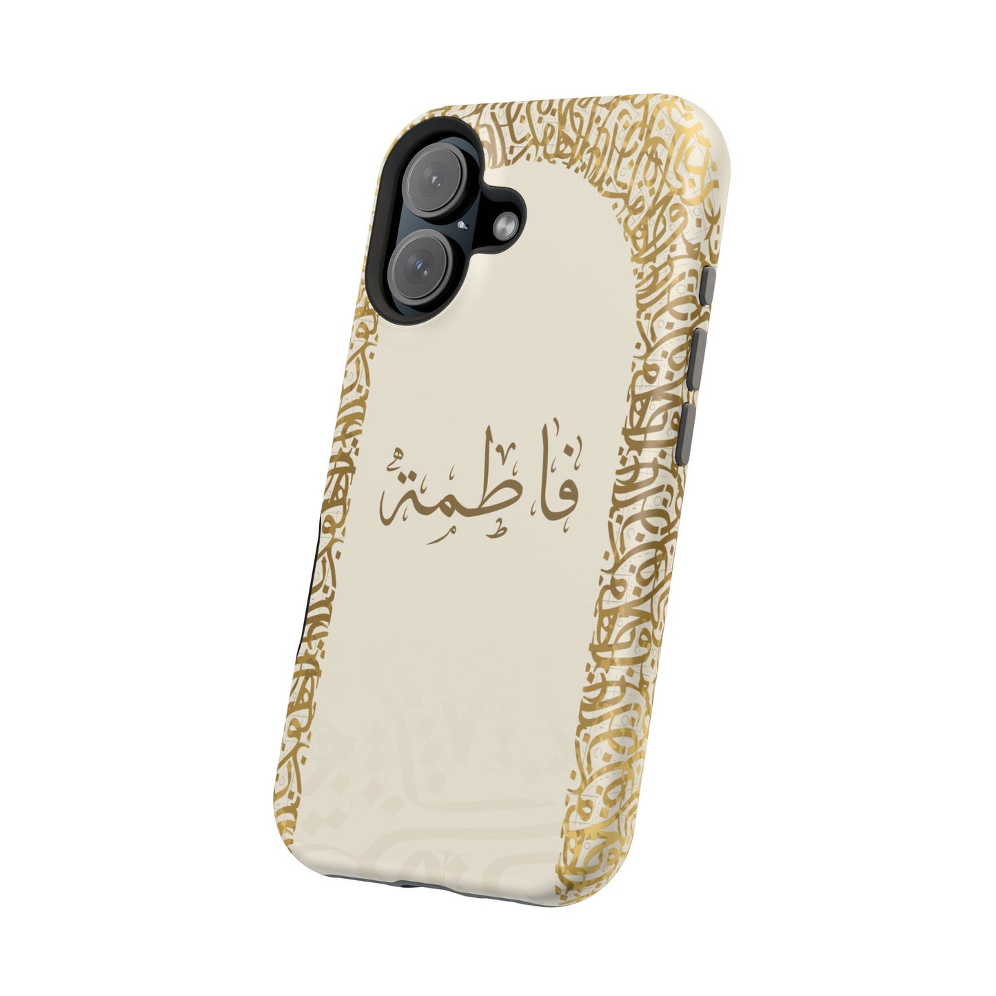Personalized Arabic Calligraphy - IPhone Magnetic Impact-Resistant Cases - Golden Arabic Letters  Design