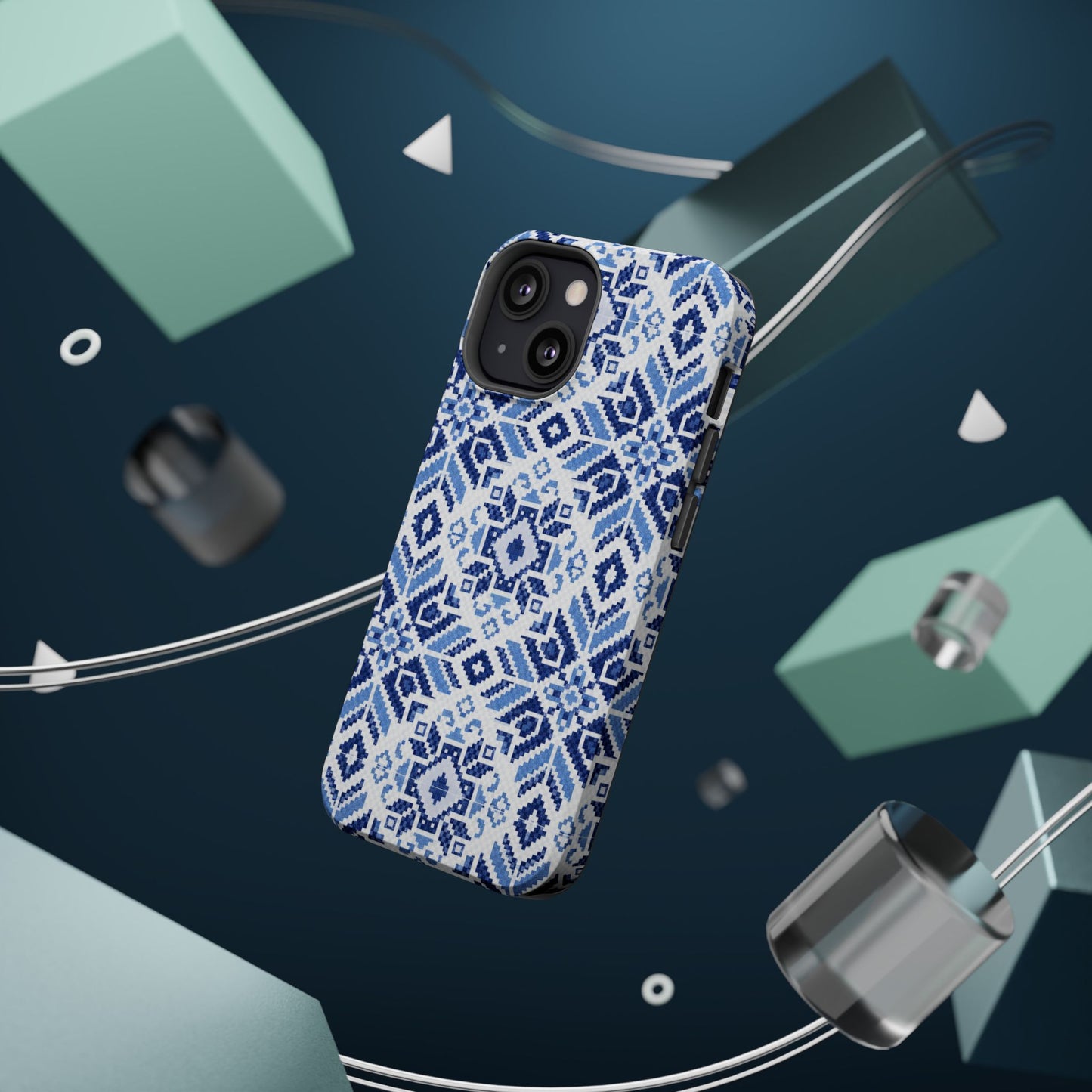 Blue Tatriz  Design - Iphone Magnetic Tough Case