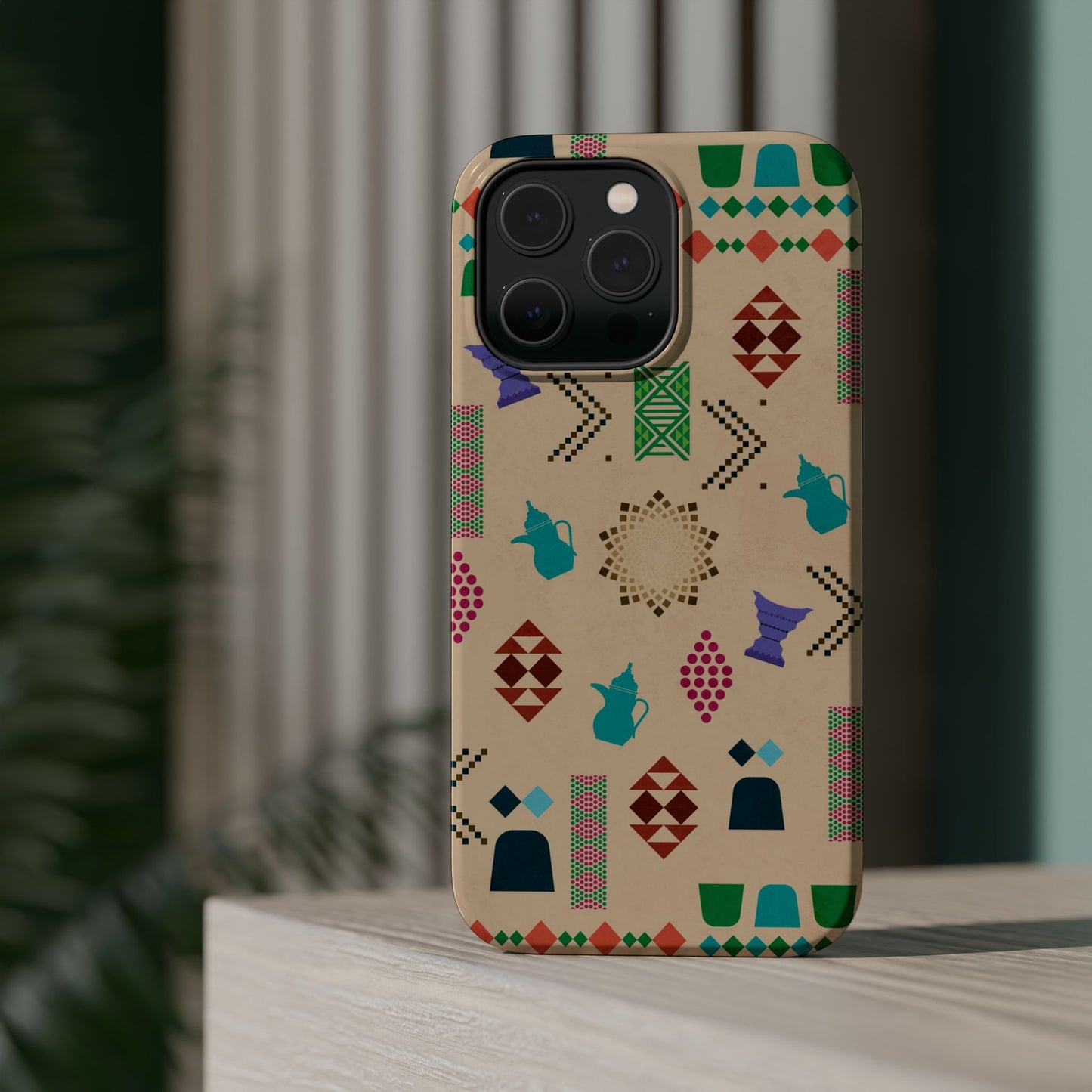 Arabian symbols  Design - Iphone Magnetic Tough Case