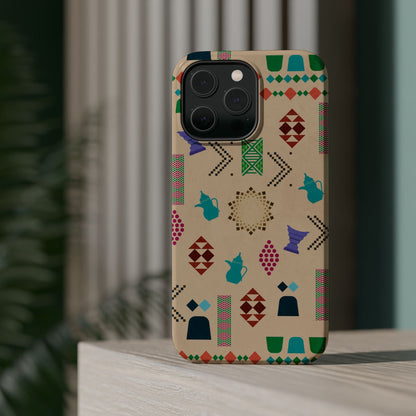 Arabian symbols  Design - Iphone Magnetic Tough Case