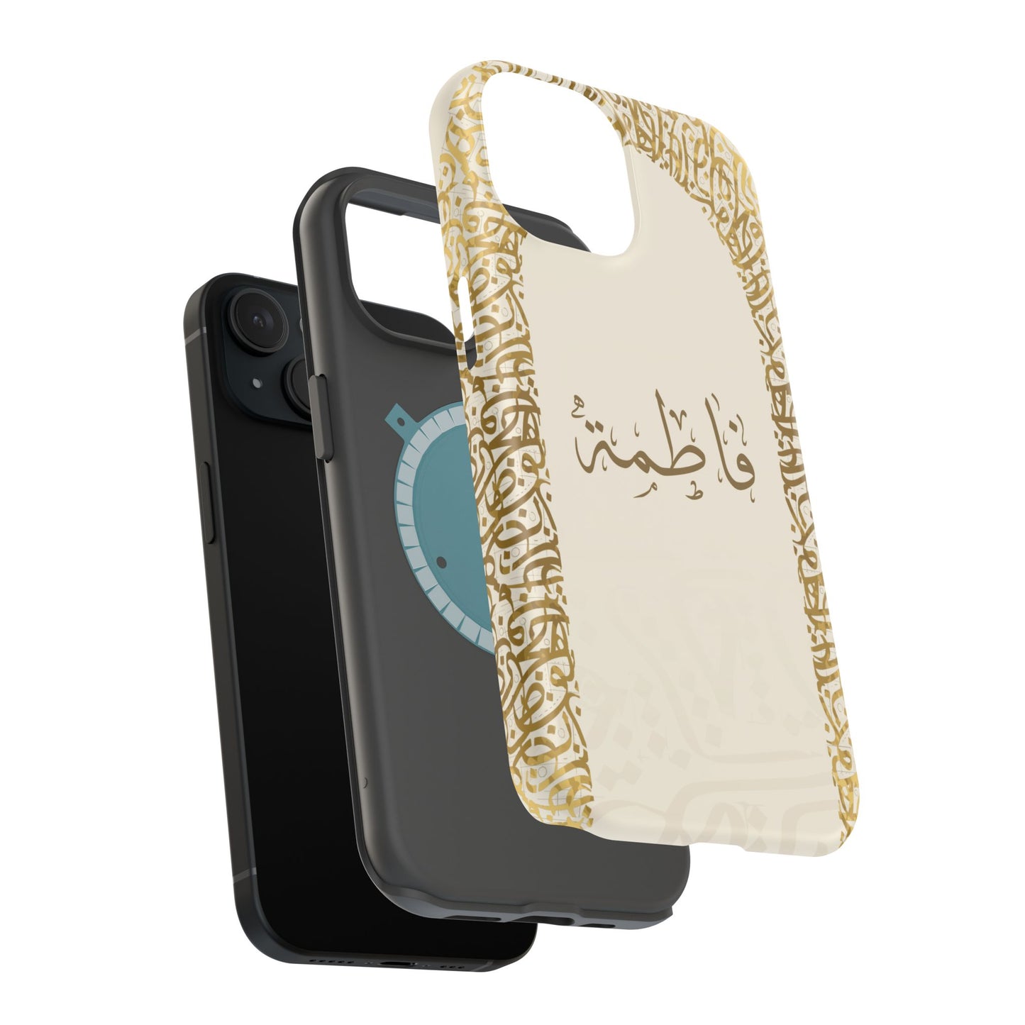 Personalized Arabic Calligraphy - IPhone Magnetic Impact-Resistant Cases - Golden Arabic Letters  Design