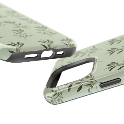 Olive 🫒 branches  - Iphone Magnetic Tough Case