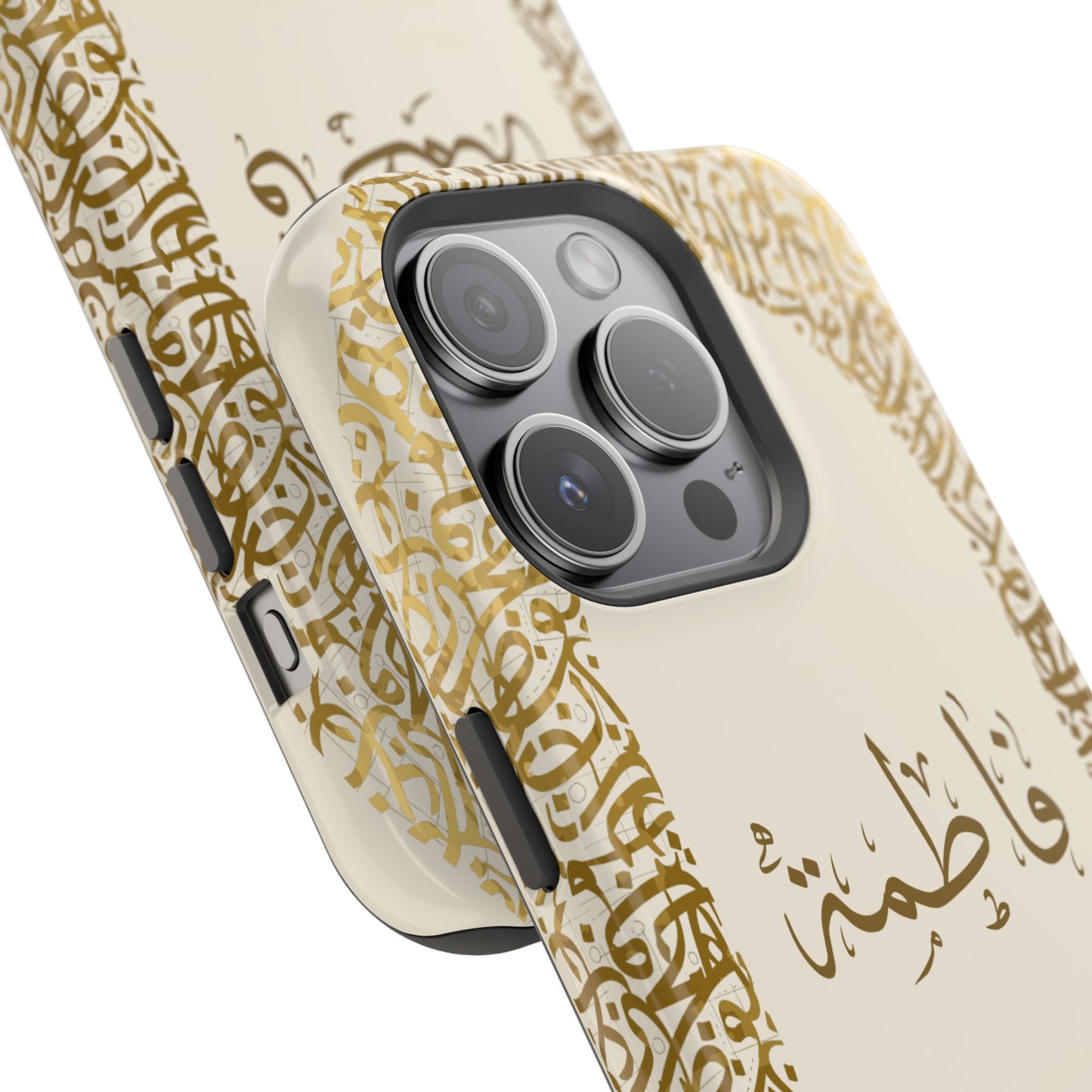 Personalized Arabic Calligraphy - IPhone Magnetic Impact-Resistant Cases - Golden Arabic Letters  Design