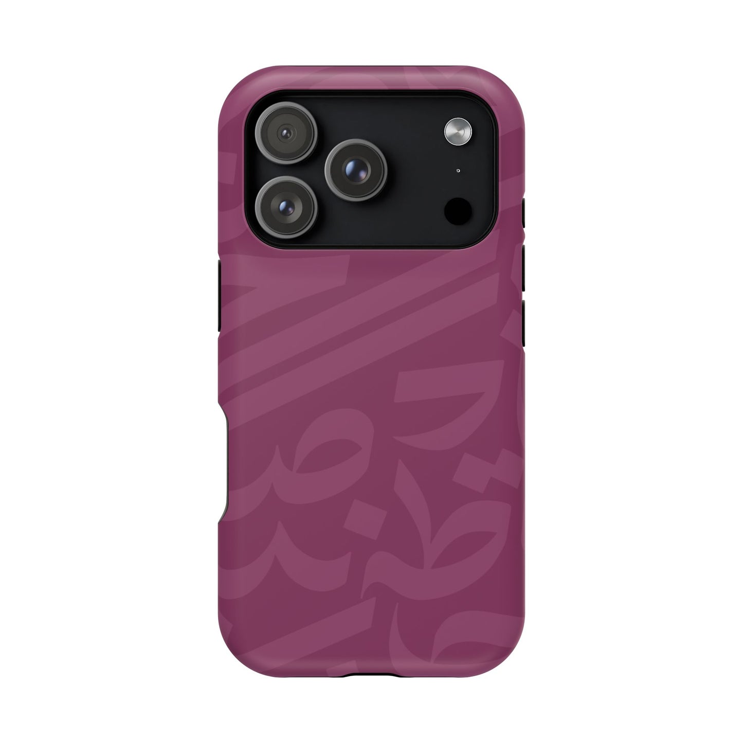 Pink calligraphy Design - Iphone Magnetic Tough Case