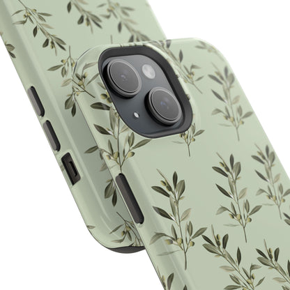 Olive 🫒 branches  - Iphone Magnetic Tough Case