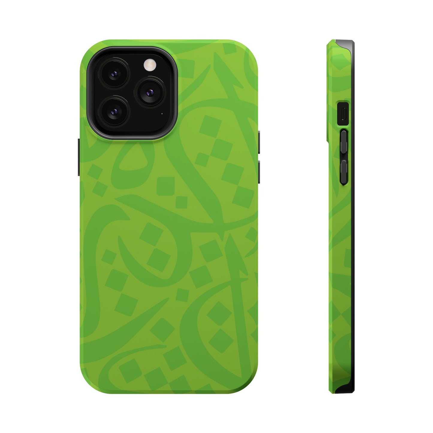 Green calligraphy Design - Iphone Magnetic Tough Case