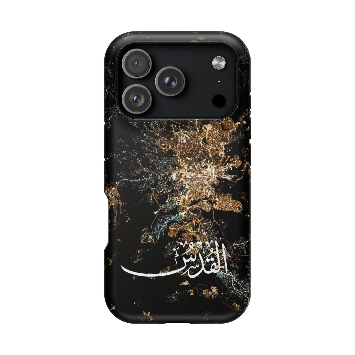 Jerusalem from Space - City of Barakah - Iphone Magnetic Tough Cases