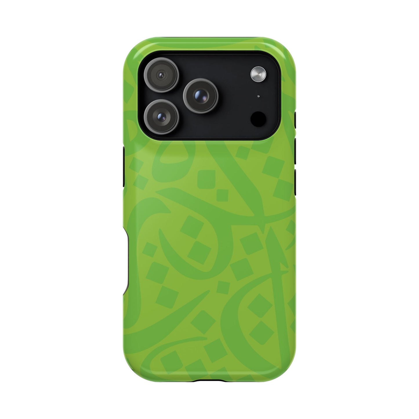 Green calligraphy Design - Iphone Magnetic Tough Case