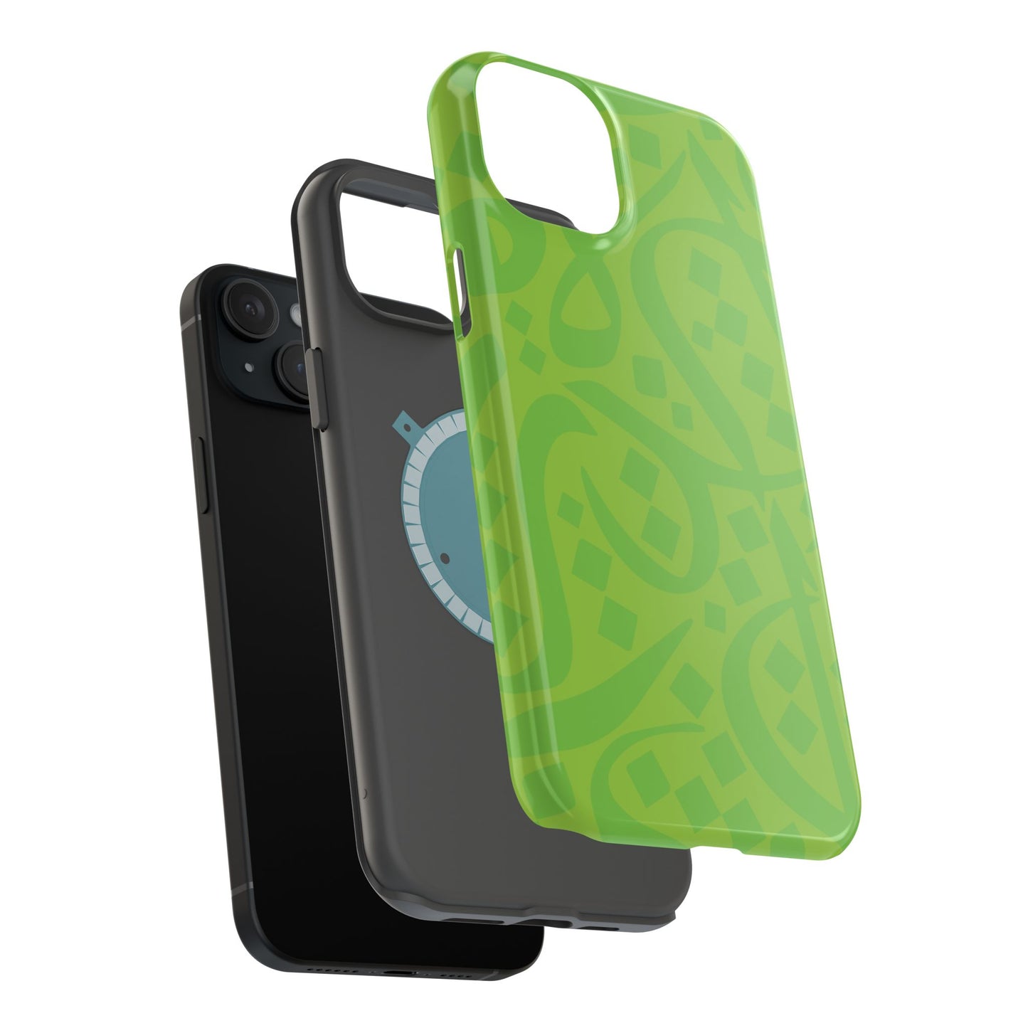 Green calligraphy Design - Iphone Magnetic Tough Case