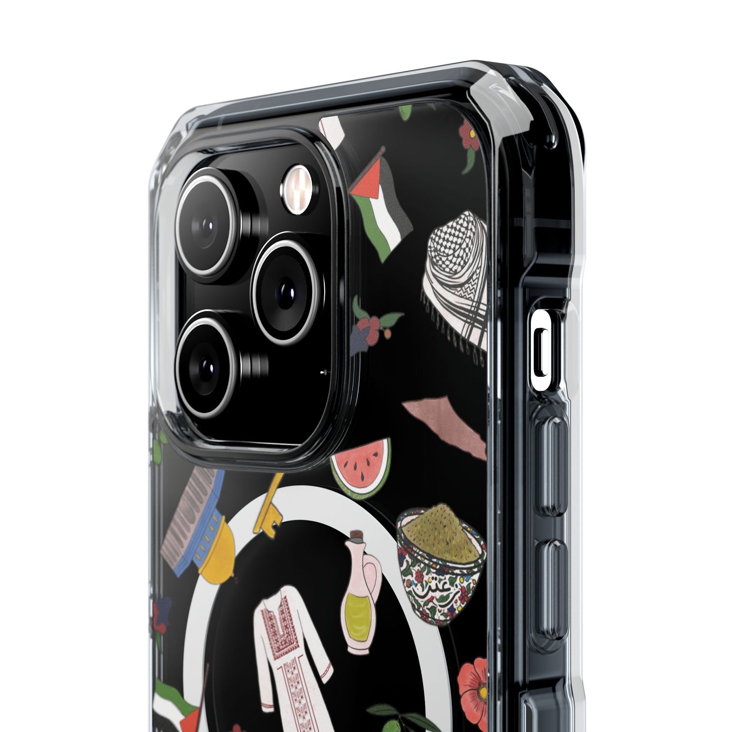 Palestinian Symbols MagSafe Clear Phone Case