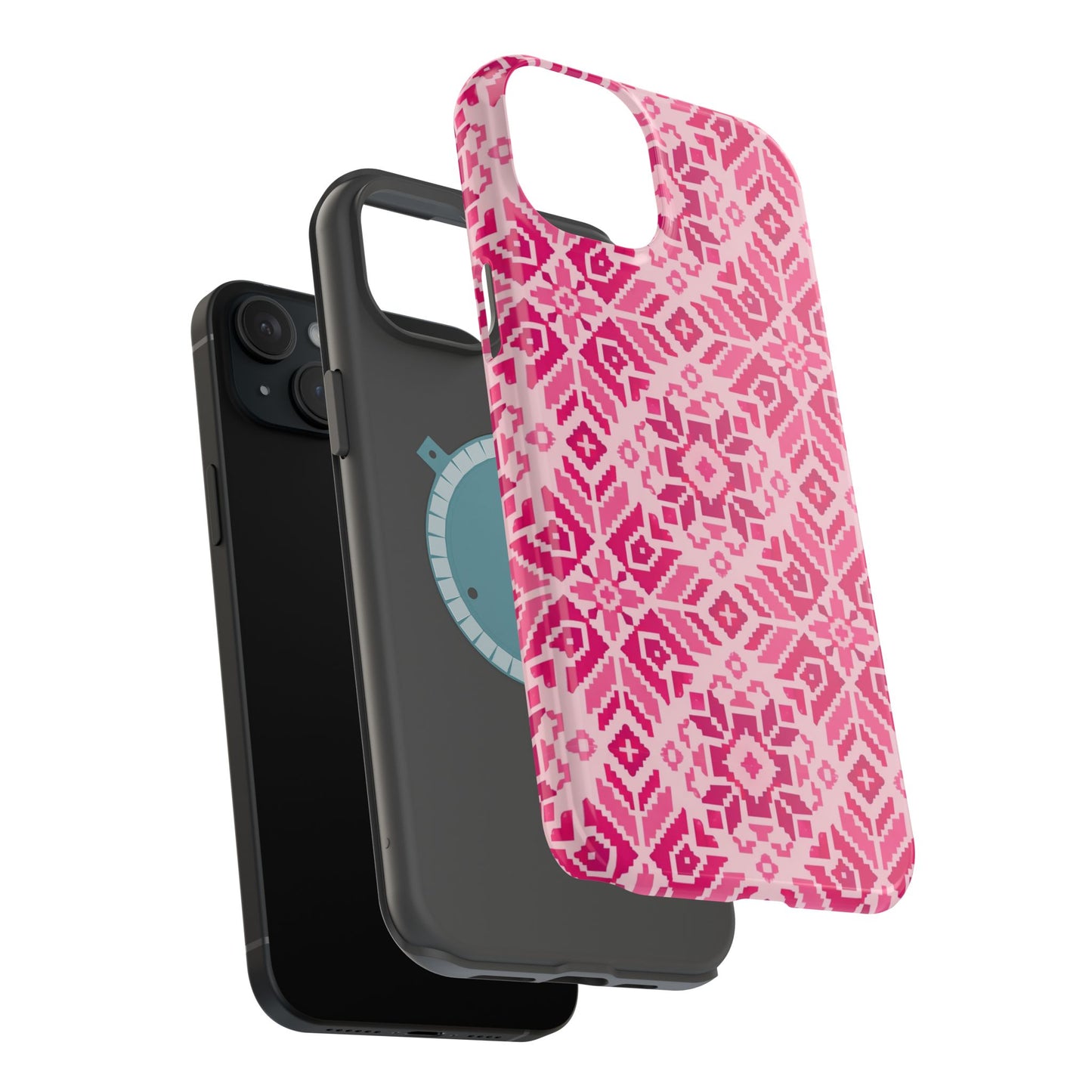 Pink Tatriz  Design - Iphone Magnetic Tough Case