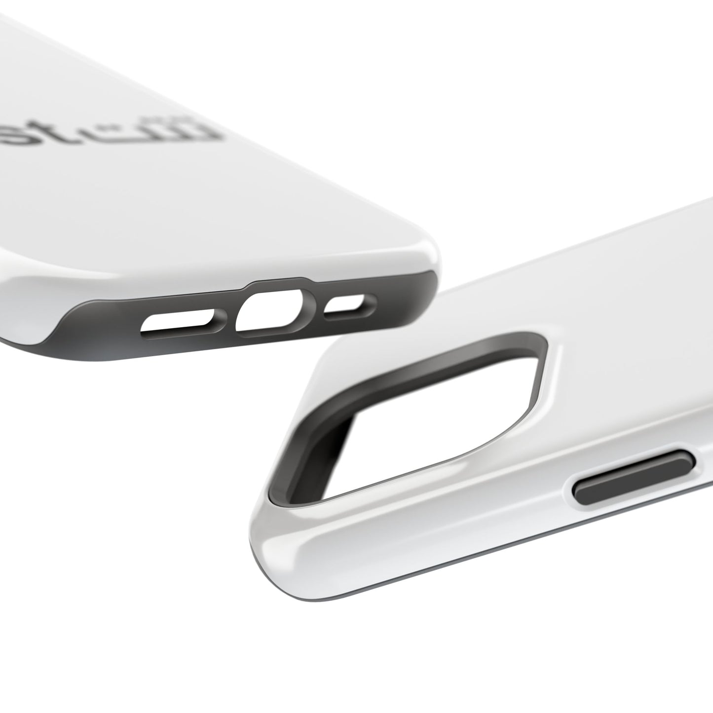 Magnetic Impact-Resistant Phone Case — Minimal "Test" Bilingual Design