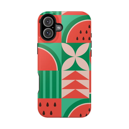Summer Watermelon 🍉 Design Iphone Magnetic Tough Case