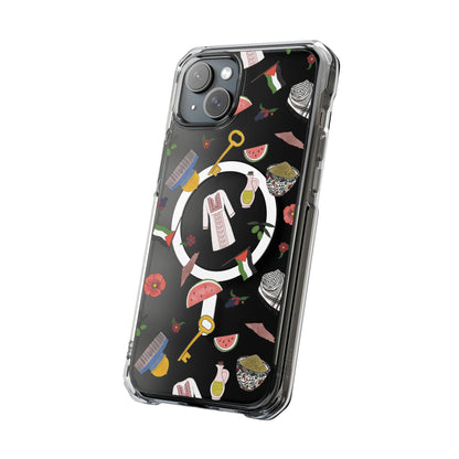 Palestinian Symbols MagSafe Clear Phone Case