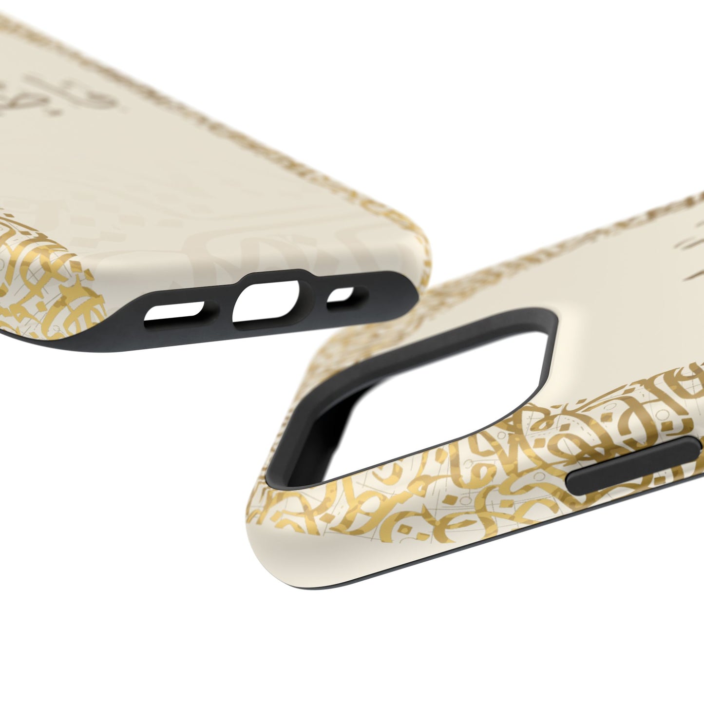 Personalized Arabic Calligraphy - IPhone Magnetic Impact-Resistant Cases - Golden Arabic Letters  Design