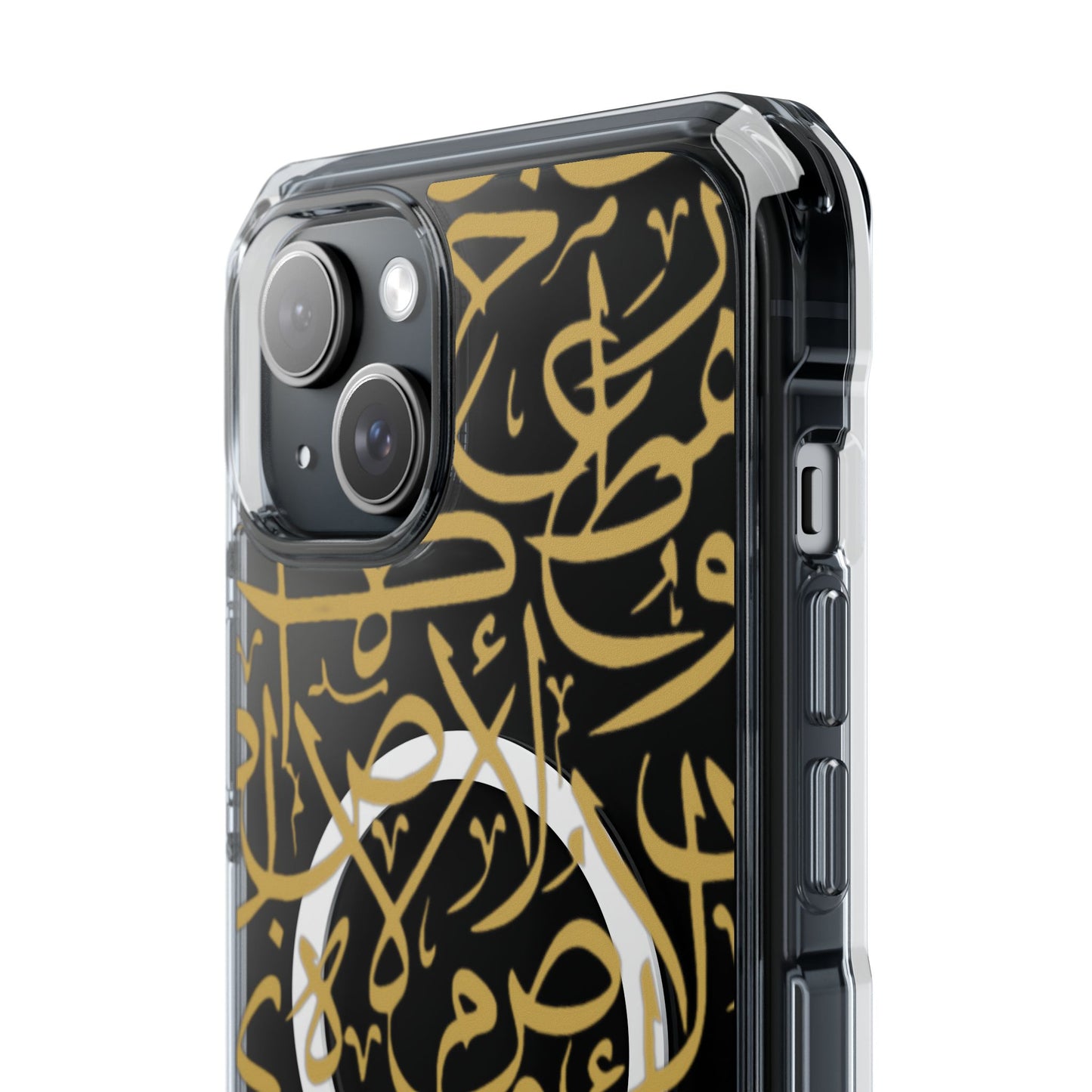 Golden Arabic calligraphy Letters  MagSafe Clear Phone Case