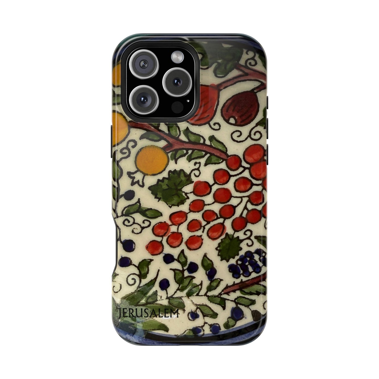 Jerusalem City Fruits Design Iphone Magnetic Tough Case
