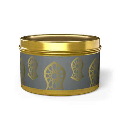 Sandala Golden Tin Candles | Elegant Home Fragrance | Decorative Candle Gifts for All Occasions | Relaxing Aromatherapy
