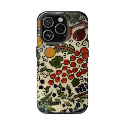 Jerusalem City Fruits Design Iphone Magnetic Tough Case