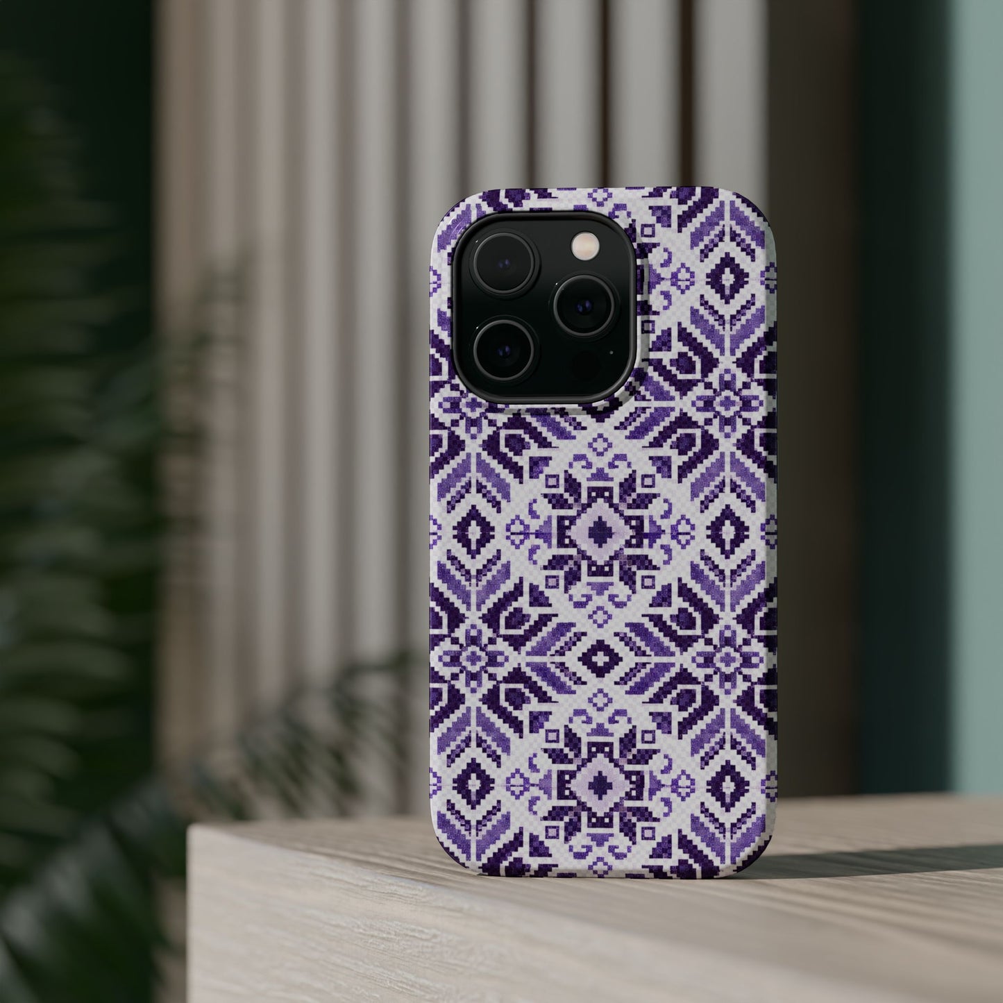 Purple Tatriz  Design - Iphone Magnetic Tough Case