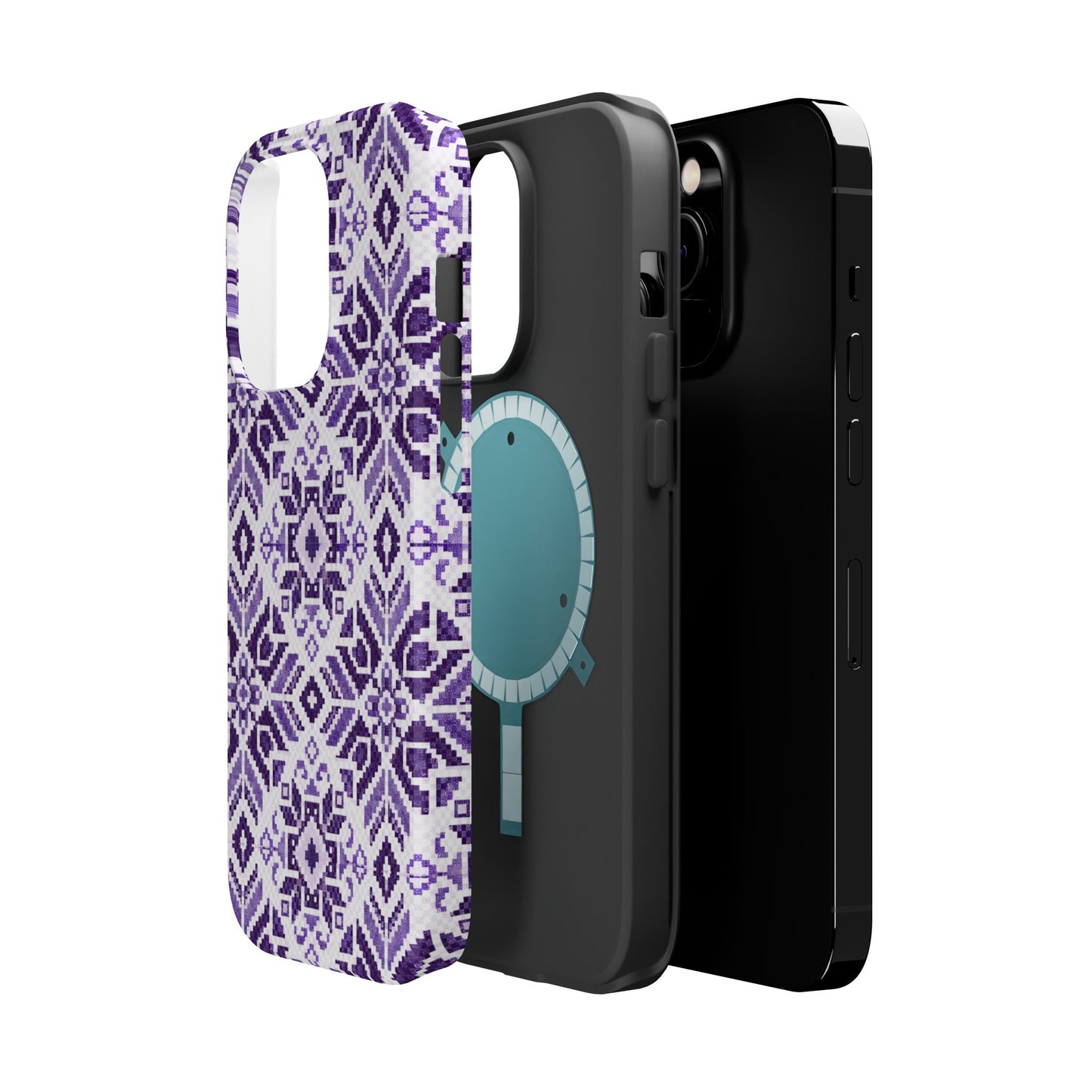 Purple Tatriz  Design - Iphone Magnetic Tough Case