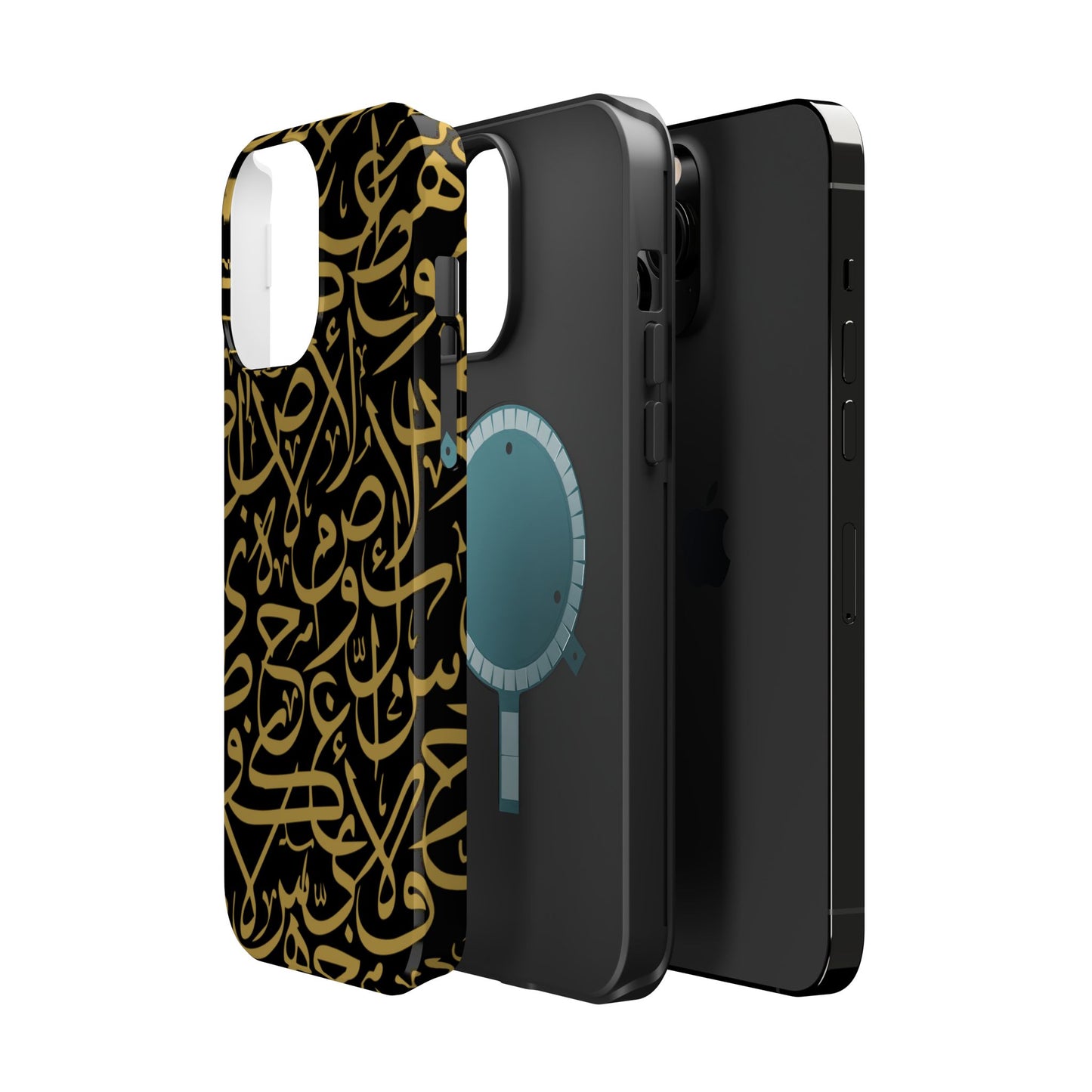 Black and Gold Arabic Letters  Iphone Magnetic Tough Cases