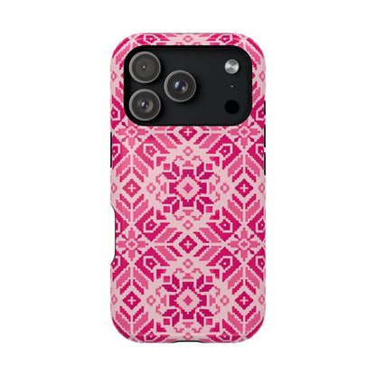 Pink Tatriz  Design - Iphone Magnetic Tough Case