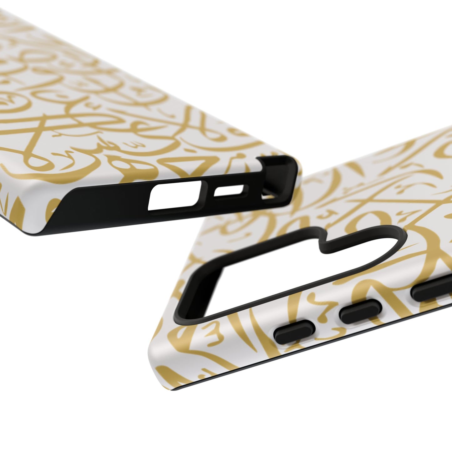 Beige and Gold Arabic Calligraphy Google and Samsung Tough Cases