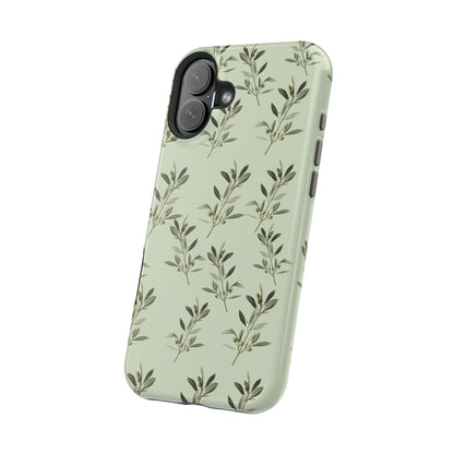 Olive 🫒 branches  - Iphone Magnetic Tough Case