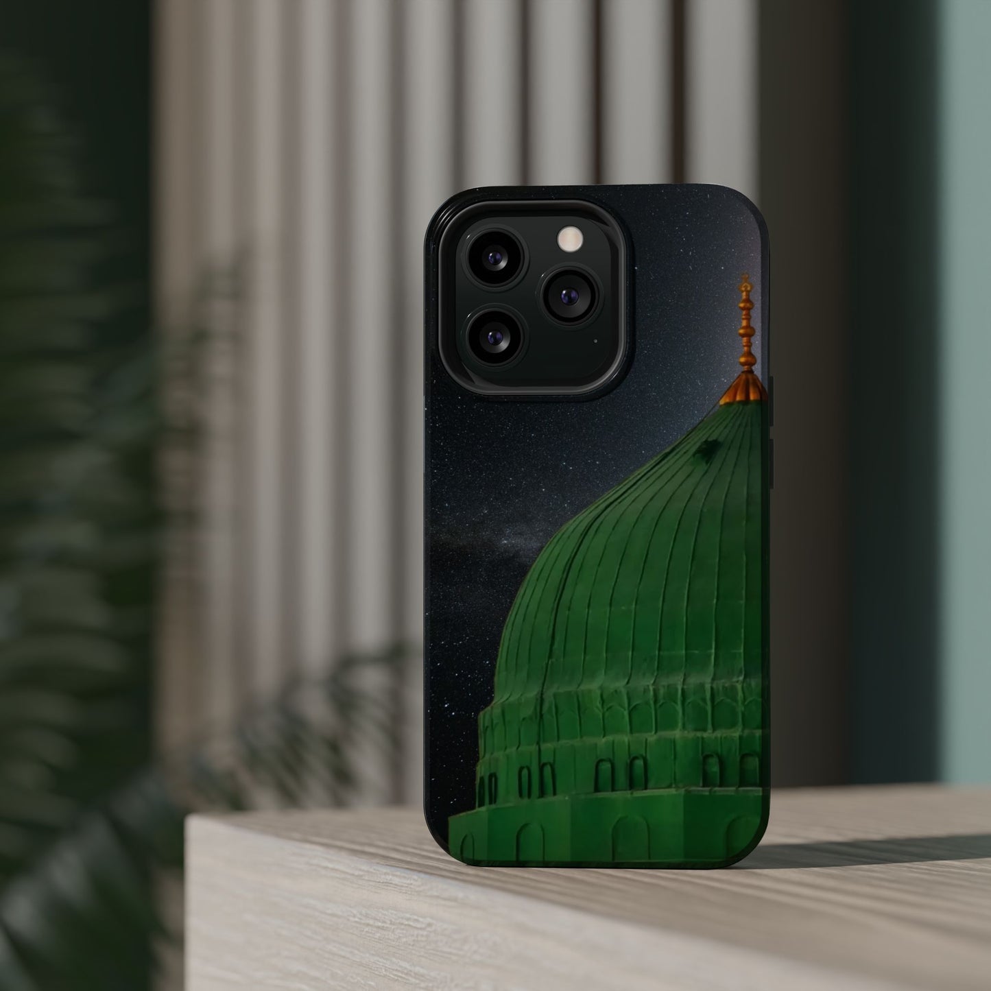 Green Dome  Design Iphone Magnetic Tough Cases