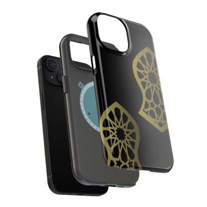 Grey and Gold Sandala Design Iphone Magnetic Tough Cases