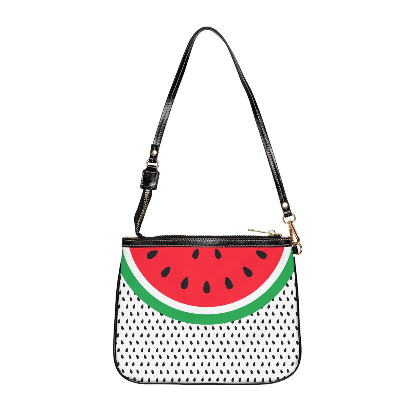 Watermelon Shoulder Bag — Small Leather Crossbody Purse