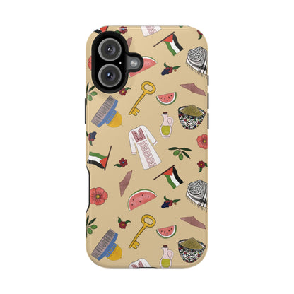 Palestinians Symbols Design - Iphone Magnetic Tough Case