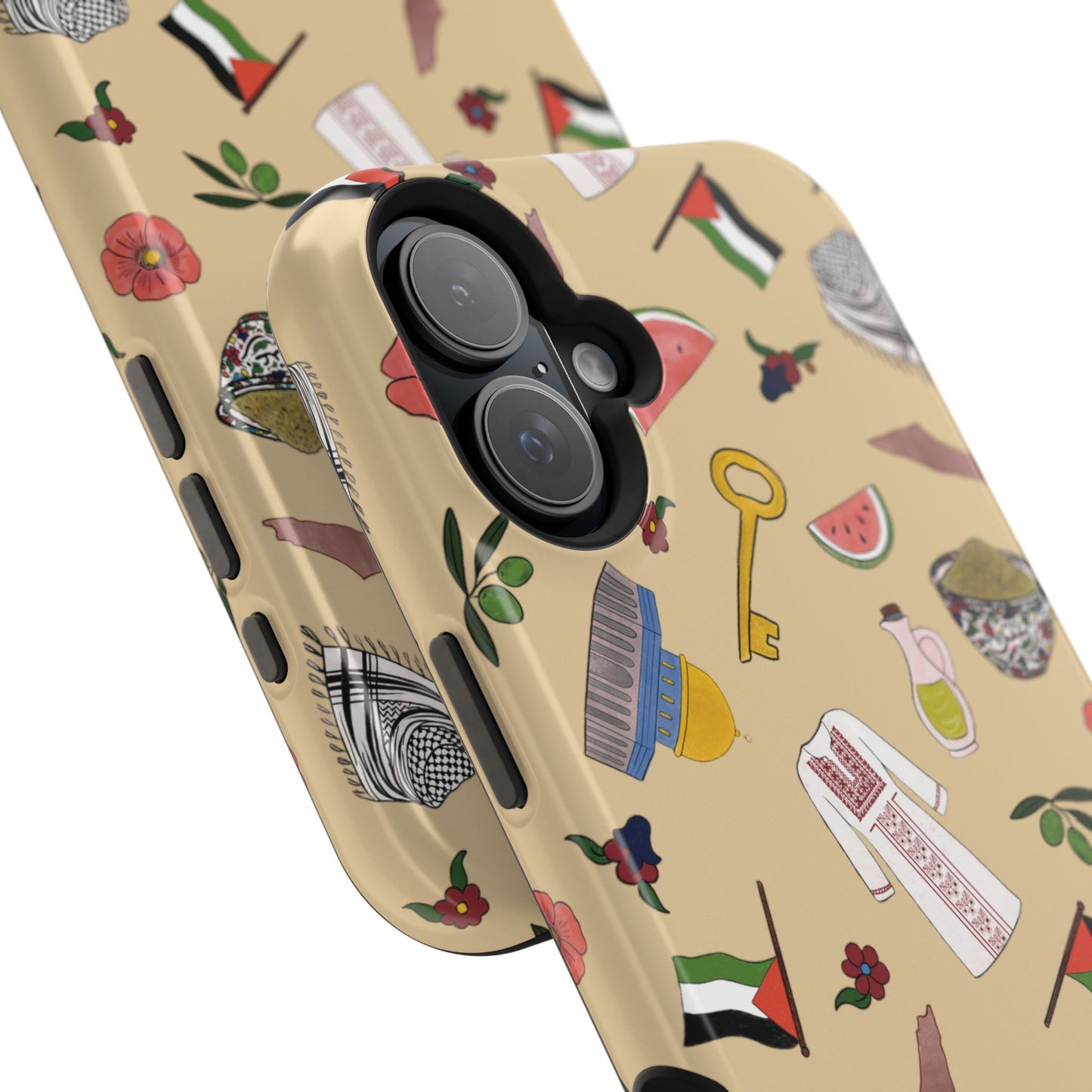 Palestinians Symbols Design - Iphone Magnetic Tough Case
