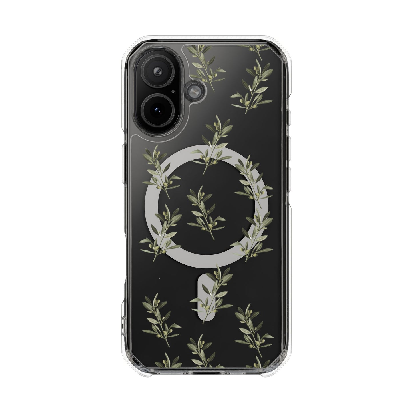 Olive Branch  MagSafe Clear Phone Case